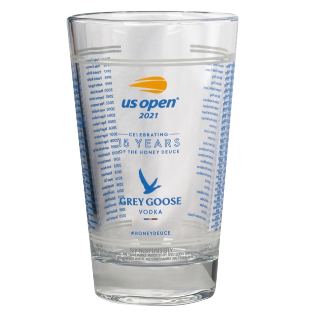 US Open 2021 Grey Goose Honey Deuce Glass